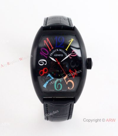 Best Quality Copy Franck Muller Colour Dreams Arabic Black Watches